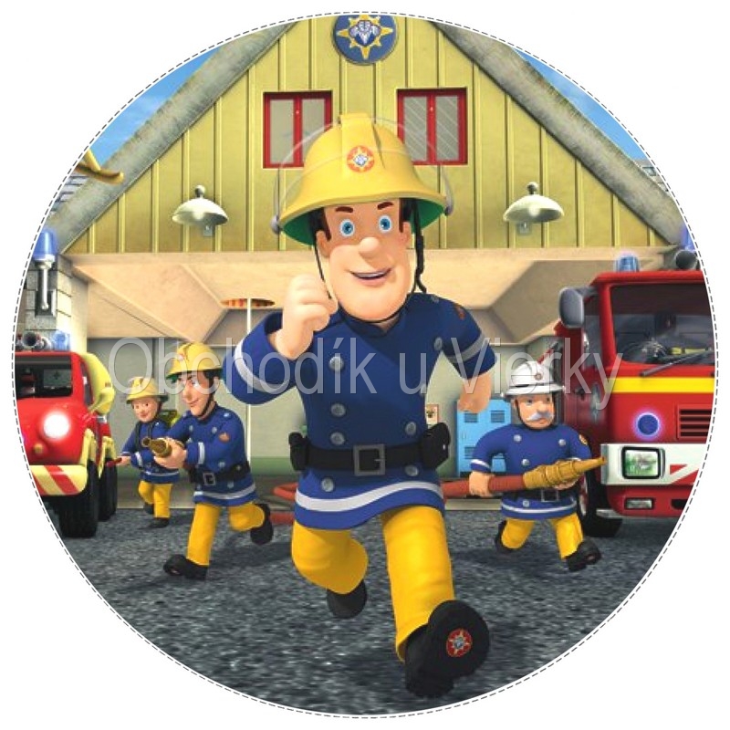 Jedlý obrázok Požiarnik Sam č. 8142,05